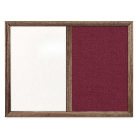 United Visual Products Enclosed Corkboard, 1 Door, 60"x36", 4" Fra UV3417-BRONZE-SURF